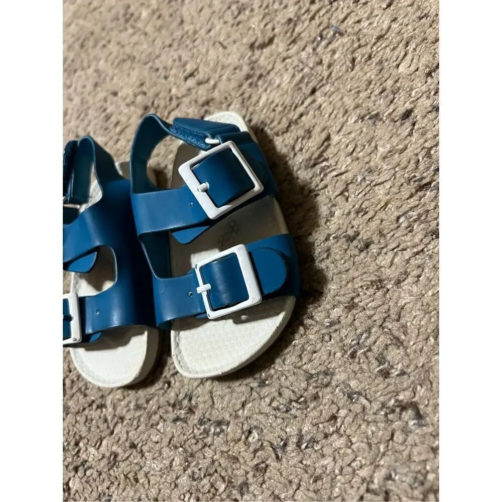Zara Baby Dream Big Blue Sandals Baby Size 19